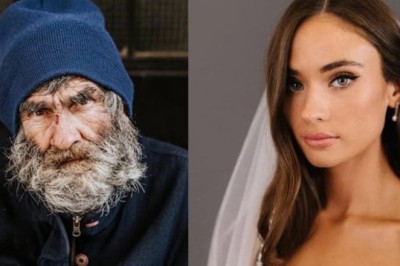 Homeless Man Stuns Newlyweds with an Unexpected Wedding Surprise