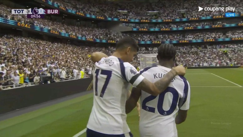 History Made! Richarlison Scores His First Goal for Tottenham Against Burnley!